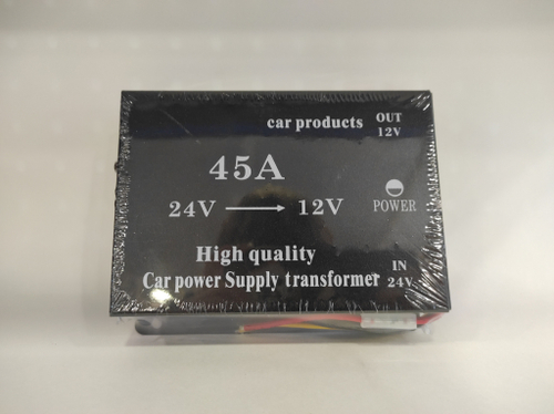 45А (24 в 12V) / Преобразователь напряжения, 24V в 12V, 45 ампер (0.8кг, 19х14.5х5см)