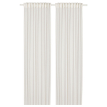 Комплект штор IKEA HALLEBRACKA (ХАЛЛЕБРАКА), Белый, 145x250 см, 2 шт