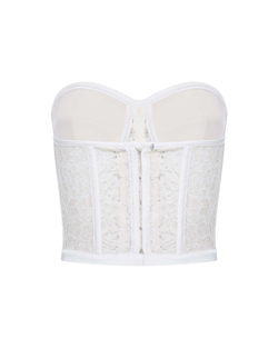 Корсет из кружева Стелла Маккартни молочный