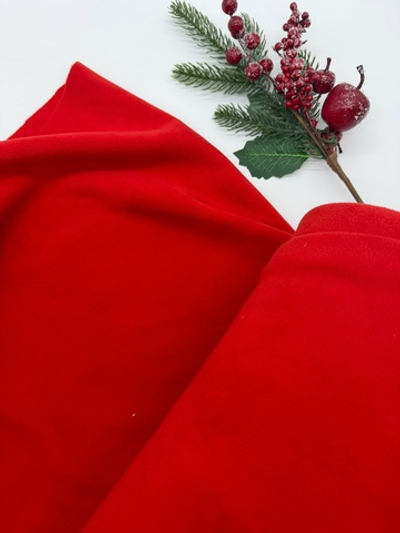 Флис антипиллинг двухсторонний красный