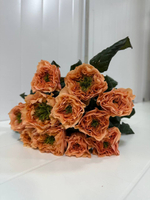 Букет из 11 шт пионовидной розы Питер Парк