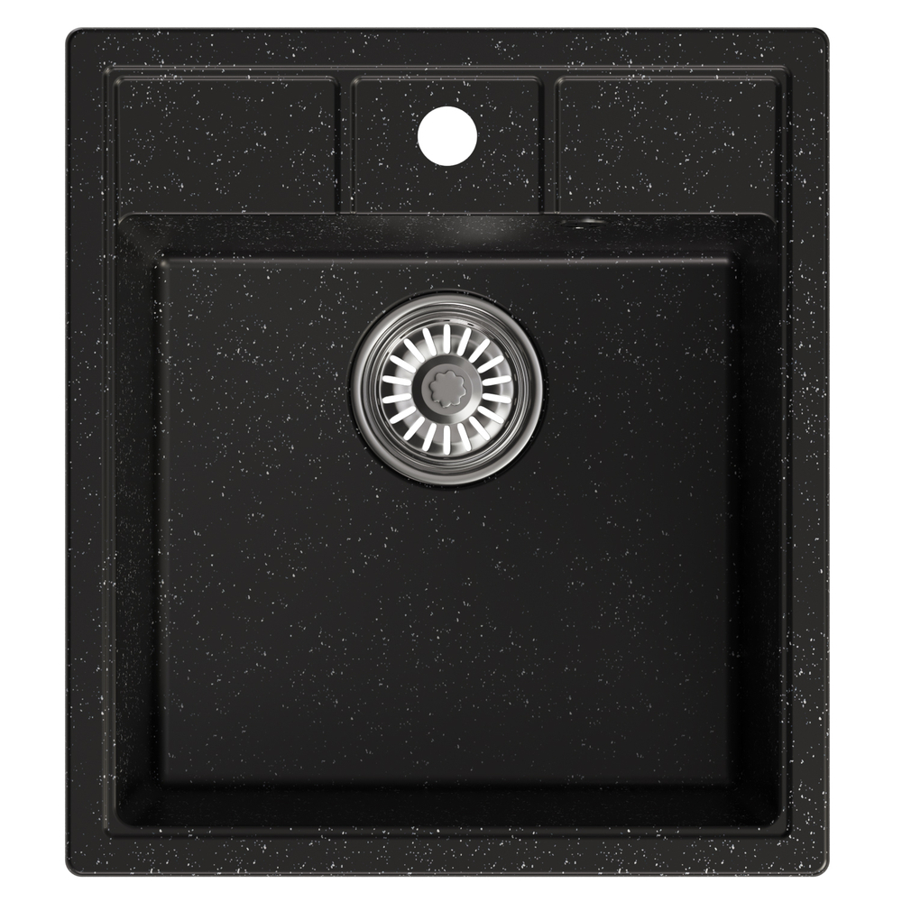 Мойка MIXLINE ML-GM28 черная (308)  450*500*190мм NEW (552096)
