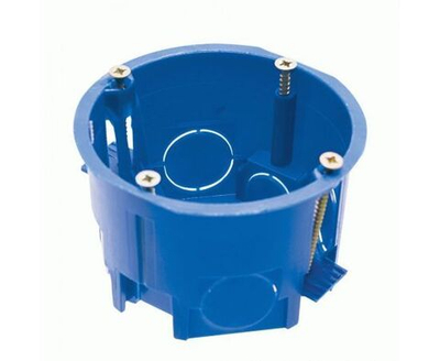 Подрозетник с лапками для полых стен STEKKER синий, EBX20-02-2 A3A647-001 39294