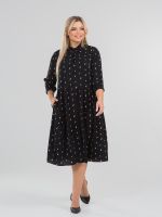 Платье 1329 темно-зеленый Novita (Акция)