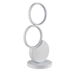 Настольный светодиодный светильник 16Вт, 1280лм, 4500K, Ra>80, металл/силикон, белый