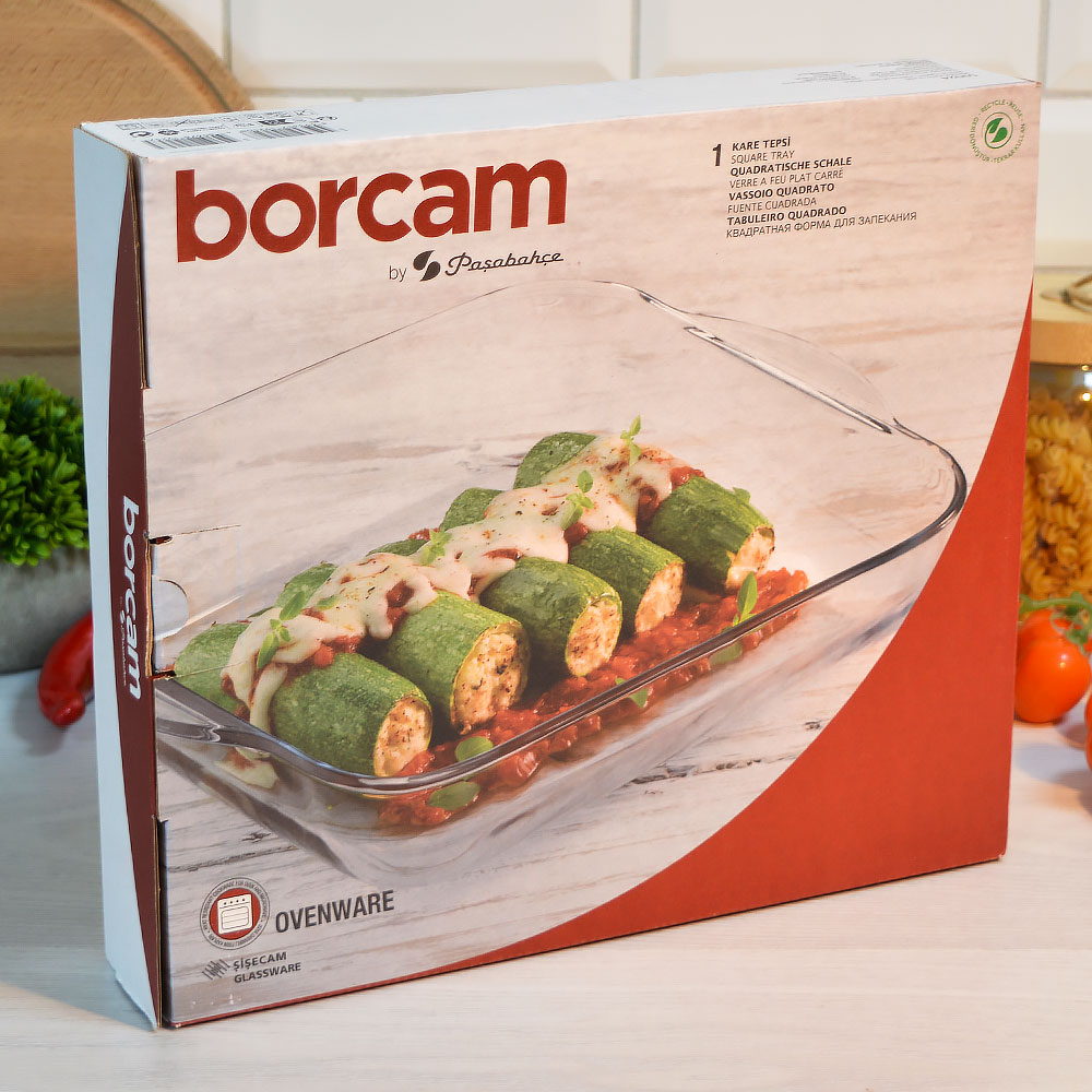 Форма жаропрочная 3,2л квадратная 280*280мм "Borcam"