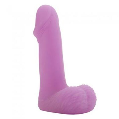 Розовый фаллоимитатор, светящийся в темноте - 19 см. (Цвет: розовый)
