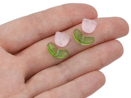 Бусина-комплект "Тюльпан" стекло