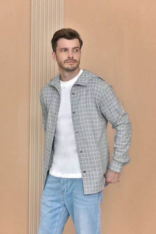 Рубашка с капюшоном Kiton