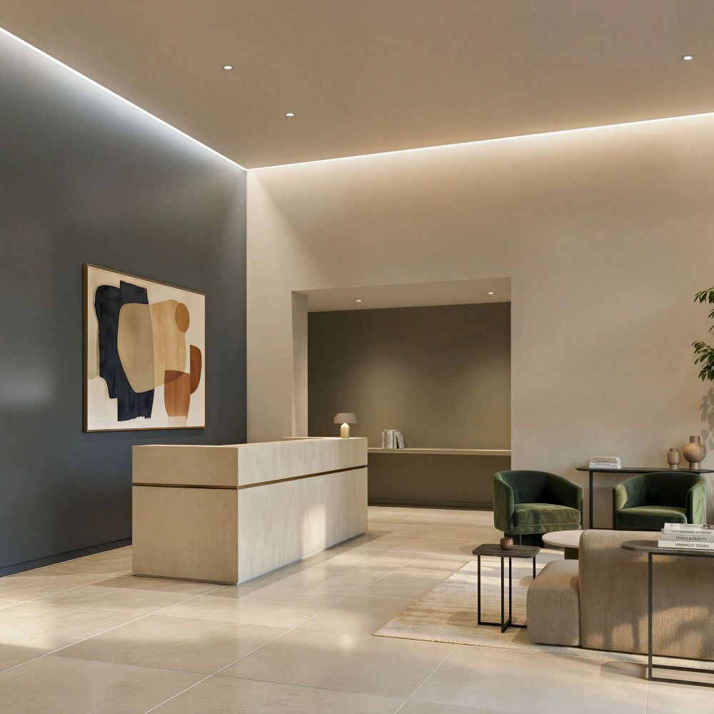 Профиль LINIA32-FANTOM-EDGE-2000 ANOD (Arlight, Алюминий) 056263