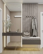 Мягкие панели и сиденье в прихожую