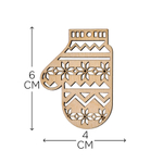 Подарочный набор елочных игрушек, 11 шт, деревянные, Dipriz