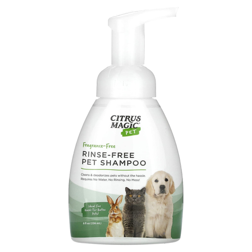 Citrus Magic, Pet, шампунь для домашних животных, без ополаскивания, без отдушек, 236 мл (8 жидк. унц.)