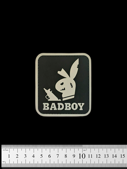Шеврон Badboy PVC. Чёрный