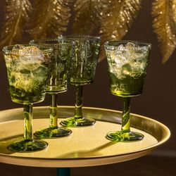 НАБОР БОКАЛОВ "ЩЕЛКУНЧИК" GREEN, 4 ШТ/280 МЛ