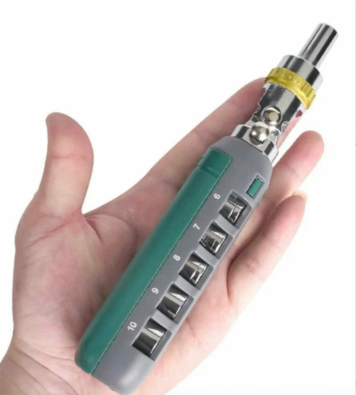 Набор (14 в 1) отверток с многоугольным храповиком (1 шт.)