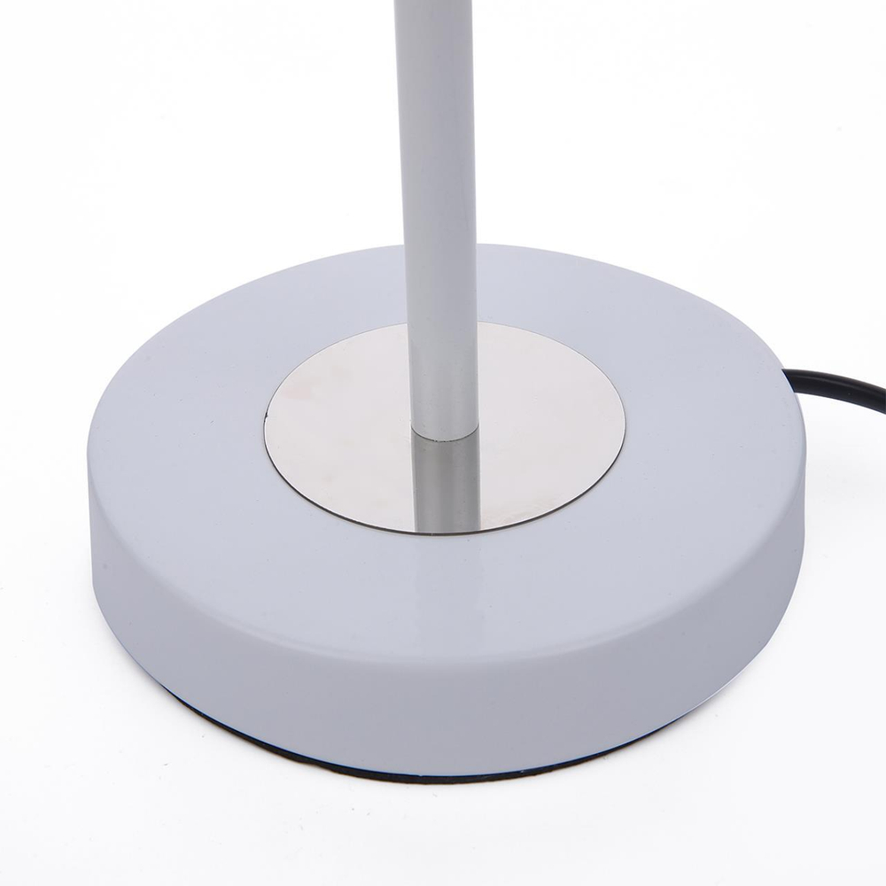 8252/1TL LEDIO LN25 393 серебро/белый/прозрачный, металл/акрил Настольная лампа LED 7W 400К 220V SATIANA