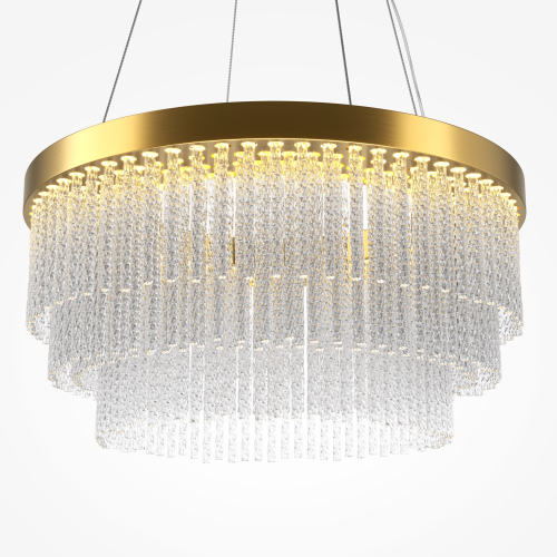 Подвесная светодиодная люстра Maytoni Trove MOD486PL-L38BSK