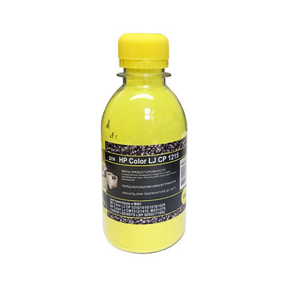 Тонер для HP Color LJ CP 1215/1515/1525/СМ1312/CM1415/CP1025/2025 (40гр, желтый, Chemical) ATM