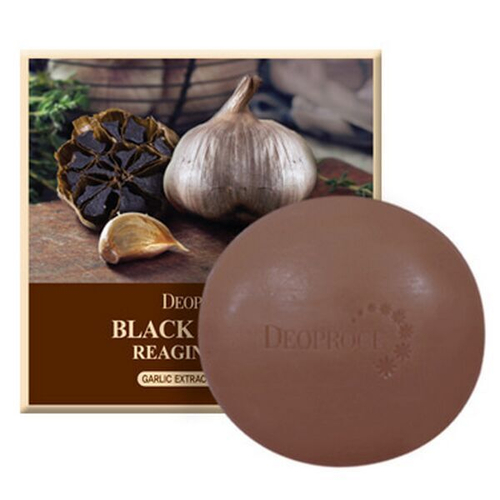 Мыло с черным чесноком Deoproce Black Garlic Reaging Soap, 100г