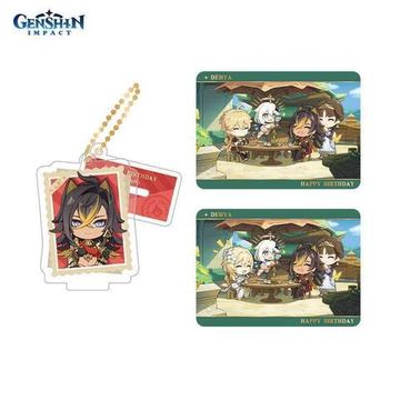 Набор подарочный (брелок, карточки) Genshin Impact Dehya 6942421106364