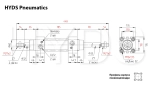 DSBC-125-25-T-PPV-A-N3 Пневмоцилиндр с двусторонним штоком