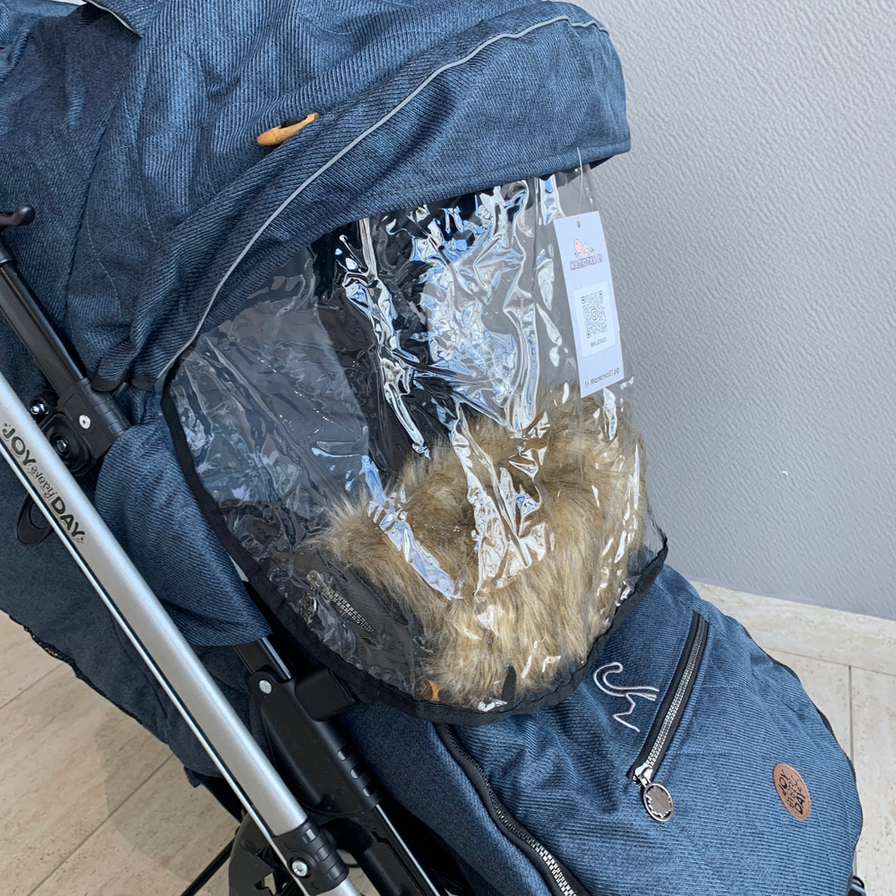 Санки - коляска JOY EVERY DAY синий NIKA арт. J1/2