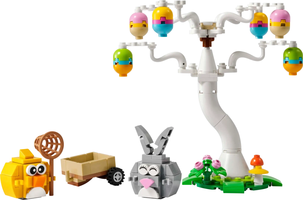 Конструктор LEGO 40808 Пасхальный кролик и охота за куриными яйцами