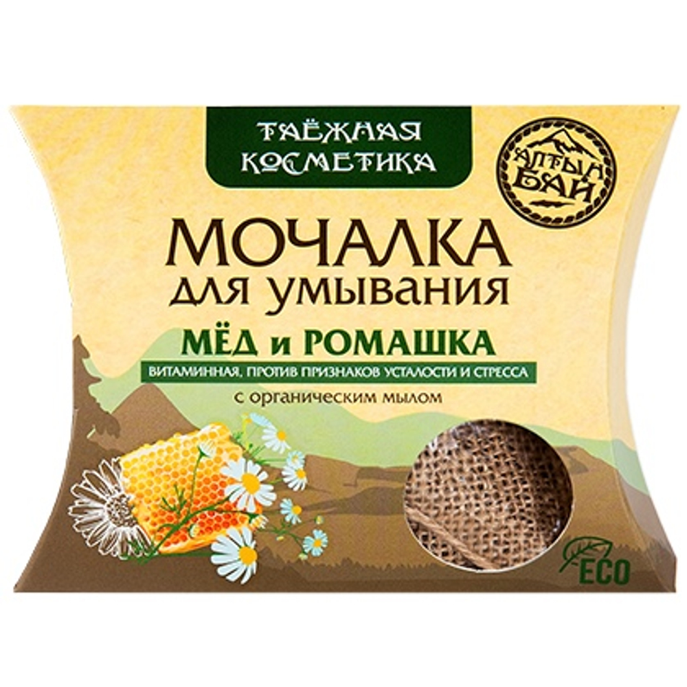 Мочалка «С МЁДОМ И РОМАШКОЙ»
