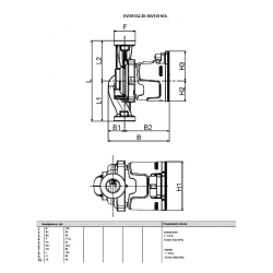 Насос циркуляционный бытовой DAB EVOSTA2 20-105/130 SOL, 60188421