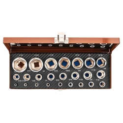 Головки 1/4'', 1/2'', набор 25пр. FORSTIME FT-50121I