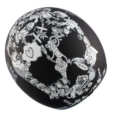 Шлем SHIRO SH235 Kukuskull