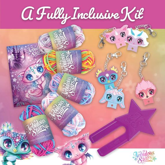 Серия Paloma. Набор для создания брелоков с цветными помпонами (Основная)