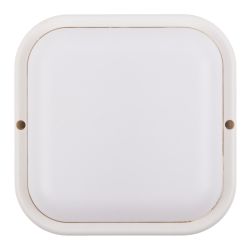 ULW-Q229 18W-6500K IP65 WHITE Светильник светодиодный влагозащищенный. Квадрат. Дневной свет 6500K. 155×155×37мм. Корпус белый. ТМ Volpe