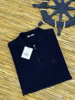 Лонгслив поло большие размеры с воротником