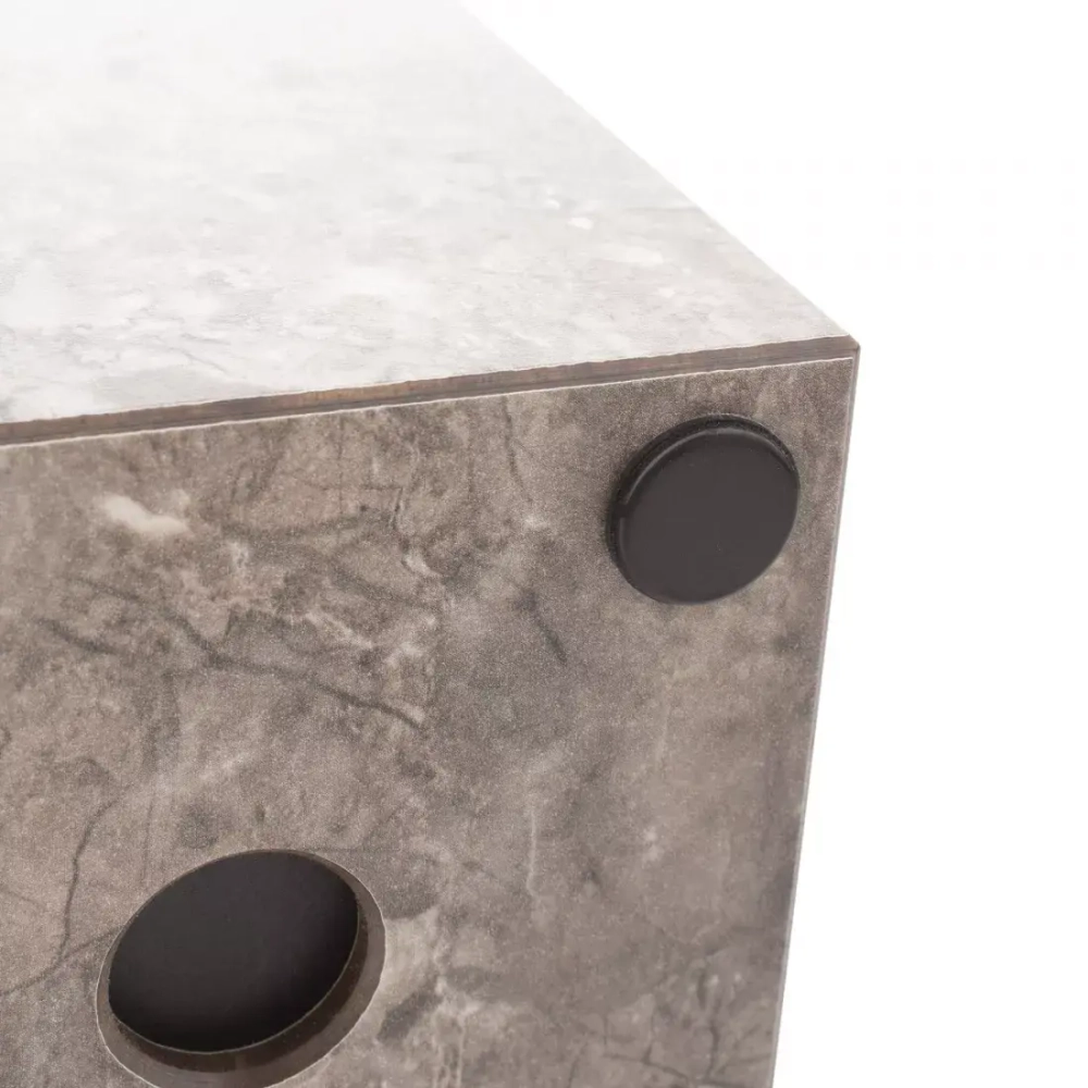 Подставка для кухонных ножей 10х10х23см ComposeEat Everyday мрамор коричневый