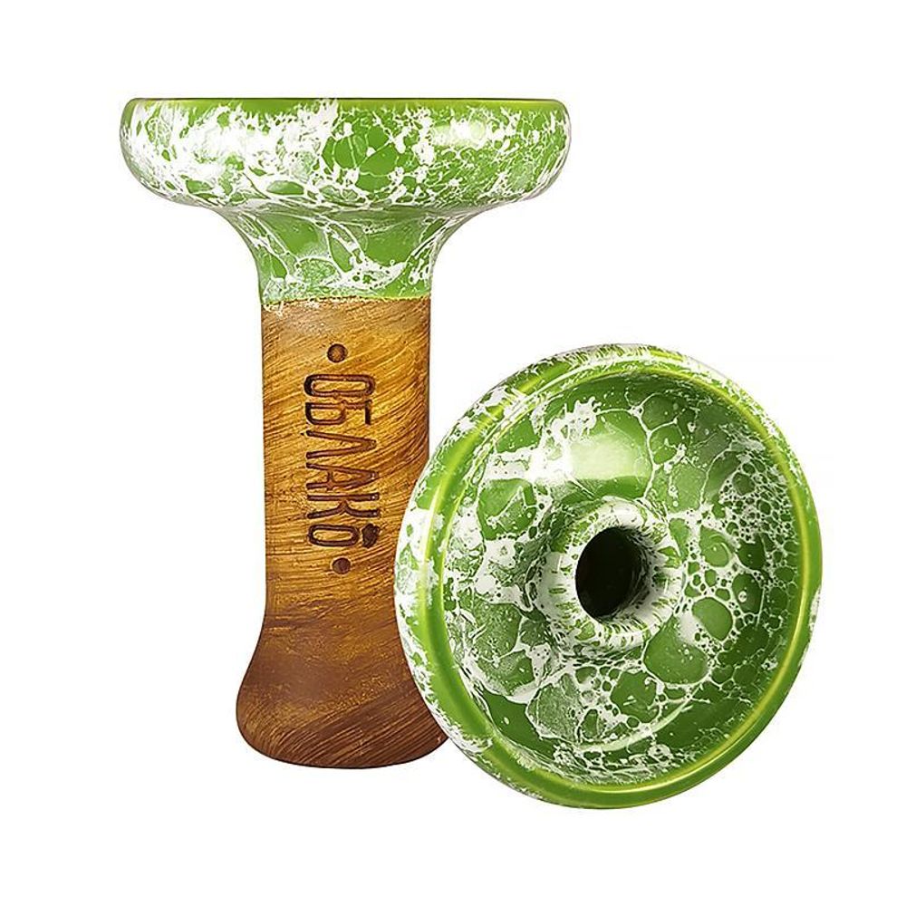 Cybuch Oblako Phunnel L Glaze Top (Jasnozielony marmur)