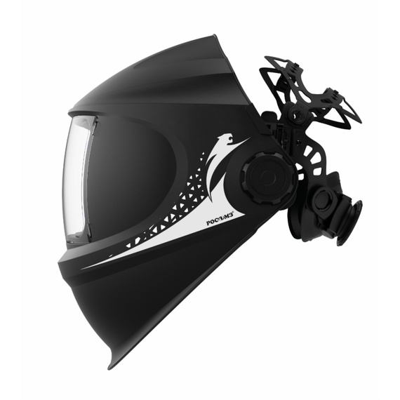 Щиток защитный лицевой сварщика РОСОМЗ НН38 Стальной Барс (маска сварщика), арт. 53825-2