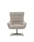 Крутящееся кресло Teryl, бежевый шенилл, серая ножка