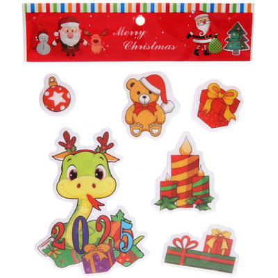 Набор наклеек «Новогодний подарочек» 20*20 см, в ассортименте