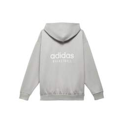 Толстовка Adidas originals Adidas Basketball: Chapter 1 Sweat Hoodymetal Grey Logo, IA3438