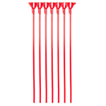 Держатель для шара Набор 40 шт Палочка + Розетка 54 см (Красный)