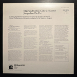 Элгар, Делиус - Жаклин Дю Пре - Концерты для виолончели (Англия 1983г.)