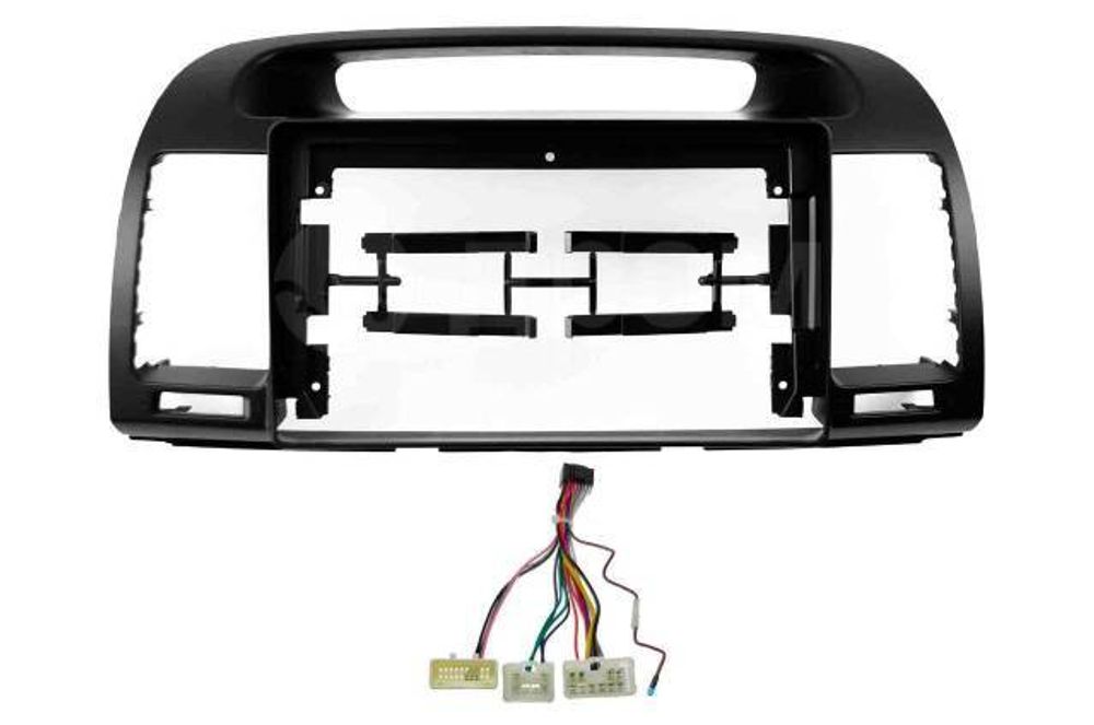 Комплект рамки с разъёмами 9&quot; Toyota Camry 30 2001-2006 черная - Car-Smart 8200B