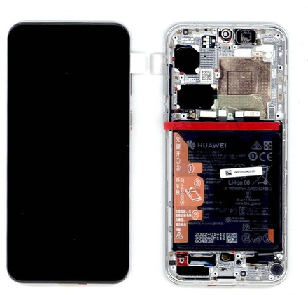 HUAWEI P50 (ABR-LX9) ДИСПЛЕЙ В РАМЕ С АККУМУЛЯТОРОМ (ОРИГИНАЛ СЕРВИСНЫЙ)