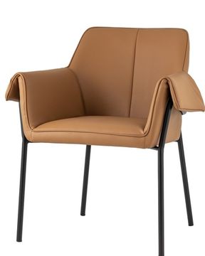 стул Aline экокожа коричневый