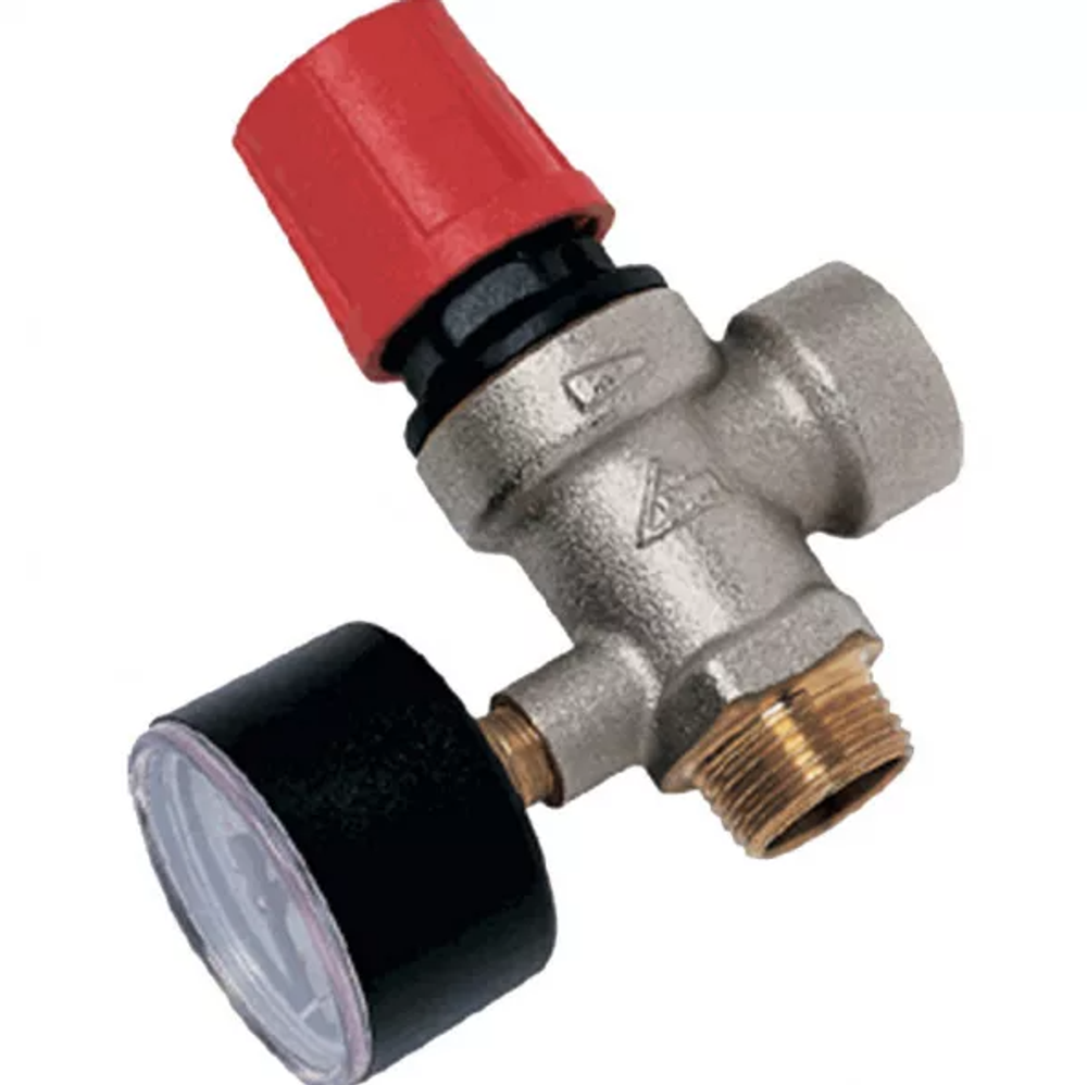 Клапан предохранительный 1/2 (1,5 bar) BB под манометр RBM