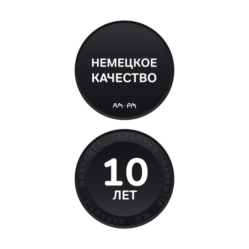 Смеситель, монтируемый в стену с гигиеническим душем AM.PM Like F0202600