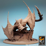 Виверна монстр миниатюра для dnd, днд, pathfinder, фентези, Настольная игра, НРИ, Варгейм, РПГ