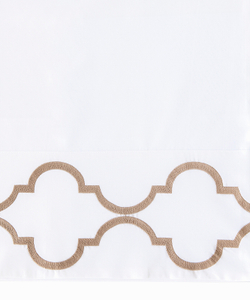 Постельное белье 2 спальное евро Bovi Roma бело-золотое